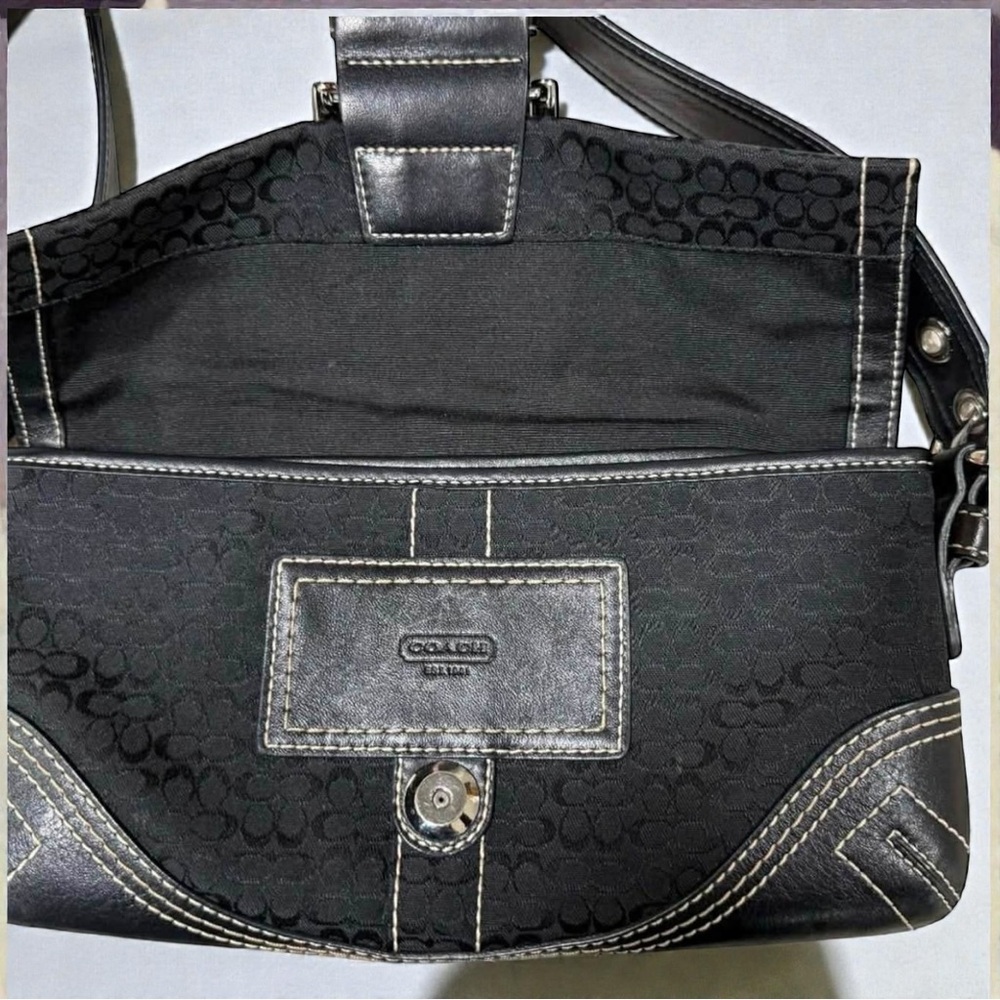 Vintage Coach Soho Mini Signature Demi Flap shoulder bag - Picture 3 of 6